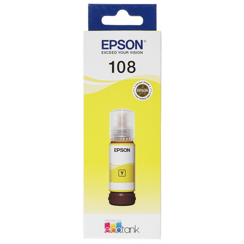 Купить Чернила  Epson 108 (C13T09C44A) желтый  5406711. Характеристики, отзывы и цены в Донецке