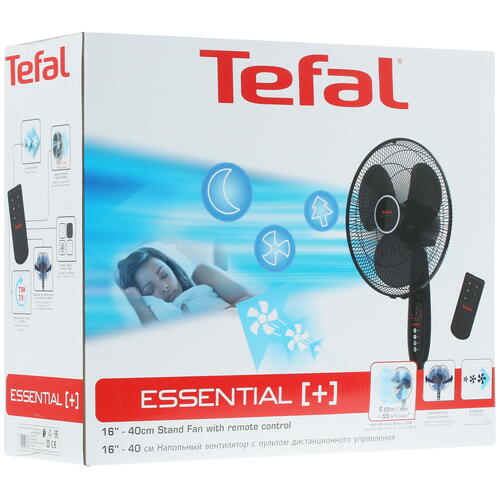Купить Вентилятор Tefal Еssential VF3910F0  черный  5317161. Характеристики, отзывы и цены в Донецке