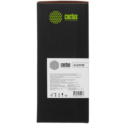 Купить Картридж лазерный Cactus CS-CLP770Y желтый, с чипом  9914009. Характеристики, отзывы и цены в Донецке