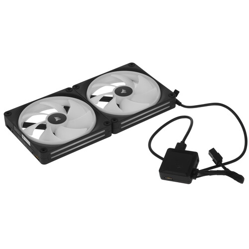 Купить Вентилятор Corsair iCUE LINK QX140 RGB Double Pack  5610008. Характеристики, отзывы и цены в Донецке