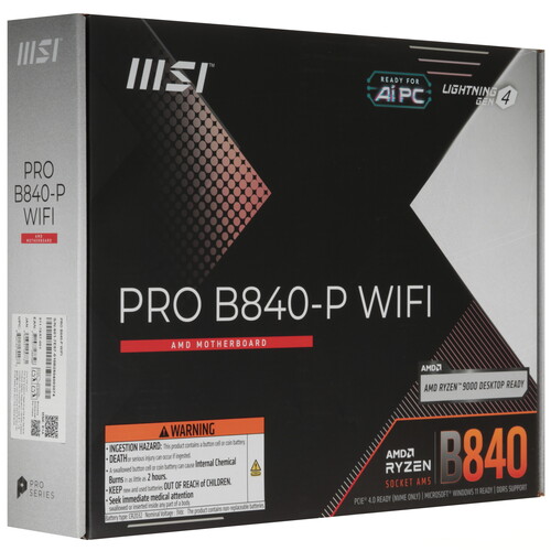 Купить Материнская плата MSI PRO B840-P WIFI  5618735. Характеристики, отзывы и цены в Донецке