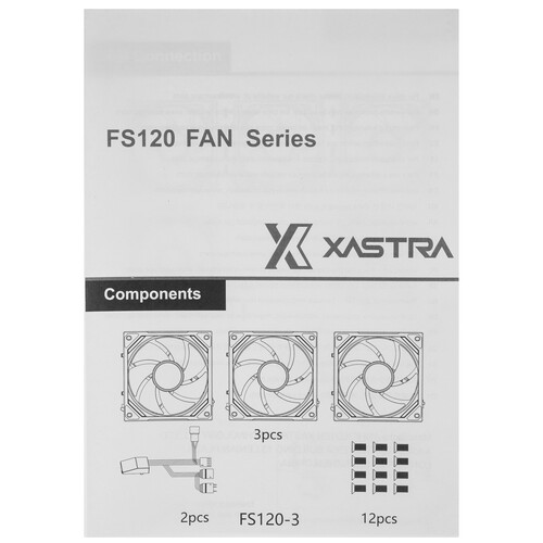 Купить Вентилятор XASTRA FS120W ARGB  9281002. Характеристики, отзывы и цены в Донецке