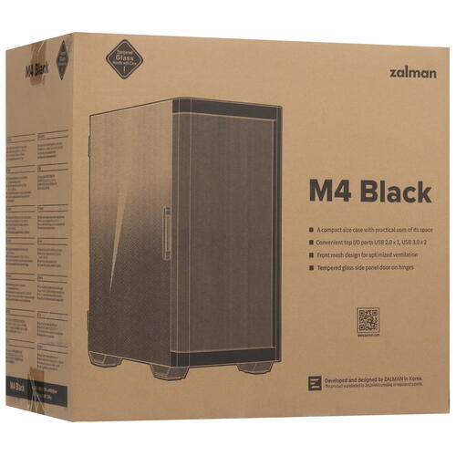 Купить Корпус ZALMAN M4  5439393. Характеристики, отзывы и цены в Донецке