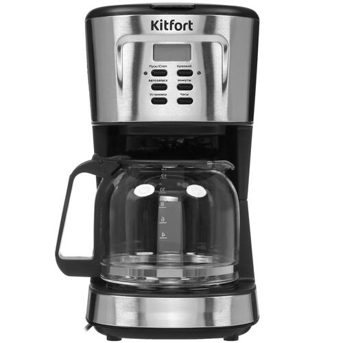 Купить Кофеварка капельная Kitfort KT-727 черный  8165205. Характеристики, отзывы и цены в Донецке