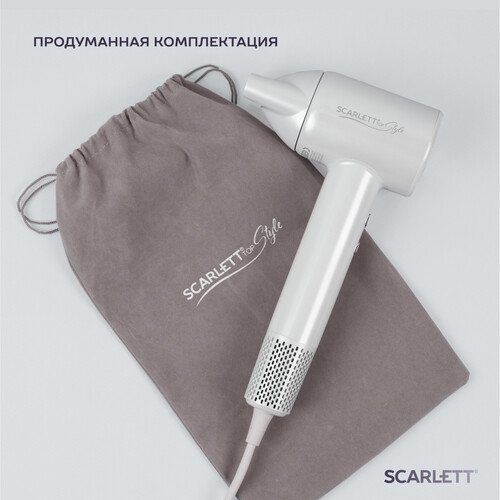 Купить Фен Scarlett SC-HD70I42 белый  9176051. Характеристики, отзывы и цены в Донецке