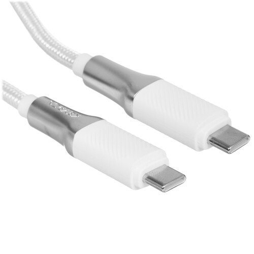 Купить Кабель круглый KEYRON USB Type-C - USB Type-C белый 1.5 м  9206857. Характеристики, отзывы и цены в Донецке
