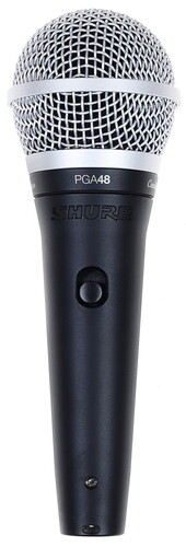 Купить Микрофон Shure PGA48-QTR-E черный  1101530. Характеристики, отзывы и цены в Донецке