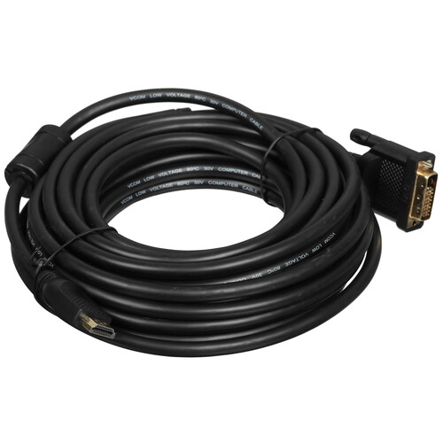 Купить Кабель  VCOM HDMI - DVI-D, 10 м  5602516. Характеристики, отзывы и цены в Донецке
