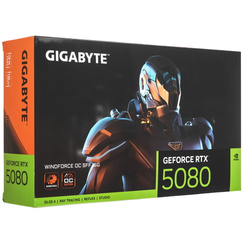 Купить Видеокарта GIGABYTE GeForce RTX 5080 WINDFORCE OC SFF  5612401. Характеристики, отзывы и цены в Донецке