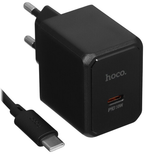 Купить Сетевое зарядное устройство Hoco CS15A черный  5474853. Характеристики, отзывы и цены в Донецке