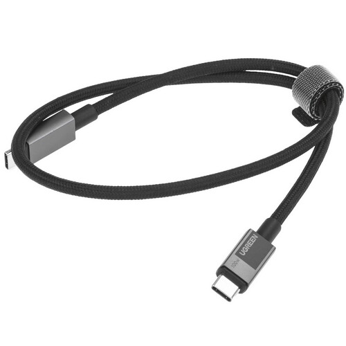 Купить Кабель круглый Ugreen USB Type-C - USB Type-C черный 0.5 м  9191090. Характеристики, отзывы и цены в Донецке