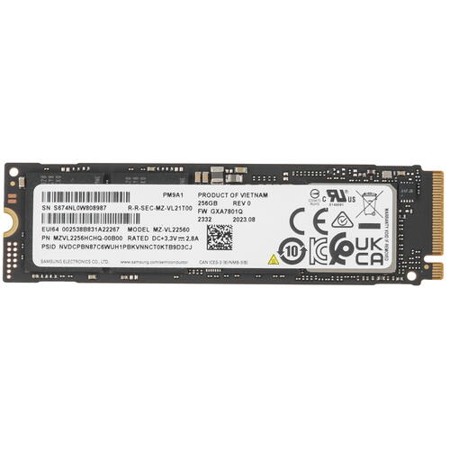 Купить 256 ГБ M.2 NVMe накопитель Samsung PM9A1 [MZVL2256HCHQ-00B00]  5453686. Характеристики, отзывы и цены в Донецке