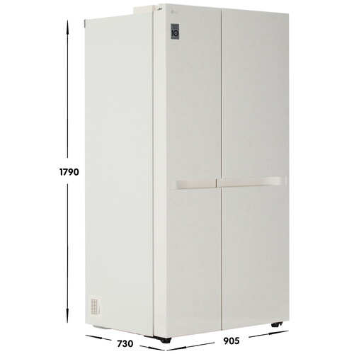 Купить Холодильник Side by Side   LG GC-B257KEHW бежевый  5463048. Характеристики, отзывы и цены в Донецке
