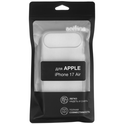 Купить Накладка  Aceline Silicone для Apple iPhone Air прозрачный  9291634. Характеристики, отзывы и цены в Донецке