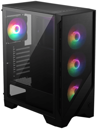 Купить Корпус MSI MAG FORGE 120A AIRFLOW [306-7G23A21-809] черный  5450138. Характеристики, отзывы и цены в Донецке