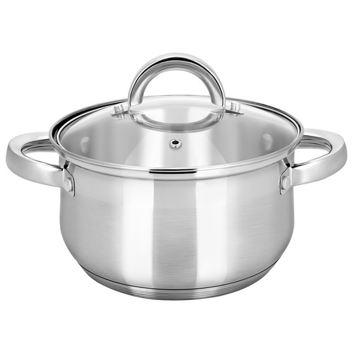Купить Кастрюля Appetite Elisa JL03193 1.8 л 16 см серебристый  9294698. Характеристики, отзывы и цены в Донецке