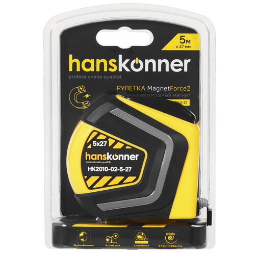 Купить Рулетка Hanskonner HK2010-02-5-27  8157048. Характеристики, отзывы и цены в Донецке