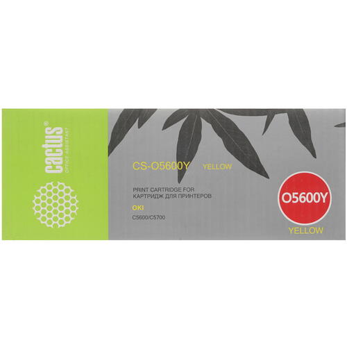 Купить Картридж лазерный Cactus CS-O5600Y желтый, с чипом  7936948. Характеристики, отзывы и цены в Донецке