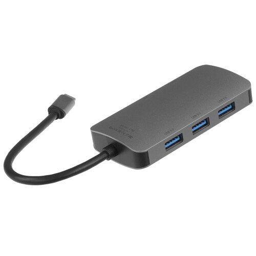 Купить USB-разветвитель Lyambda Slim Aluminum LC118  5471176. Характеристики, отзывы и цены в Донецке