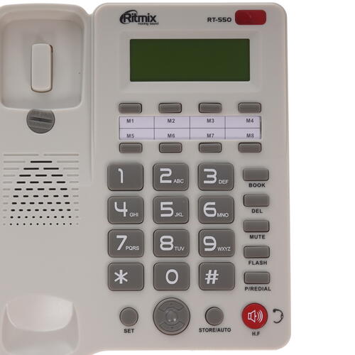 Купить Телефон проводной Ritmix RT-550  5089267. Характеристики, отзывы и цены в Донецке