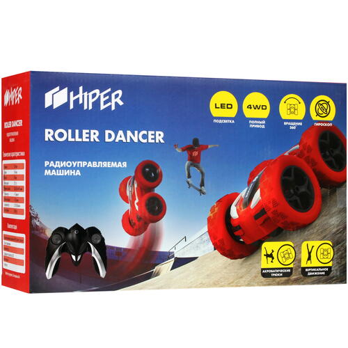 Купить Радиоуправляемая машина трюкач/перевертыш HIPER "ROLLER DANCER"  4868355. Характеристики, отзывы и цены в Донецке