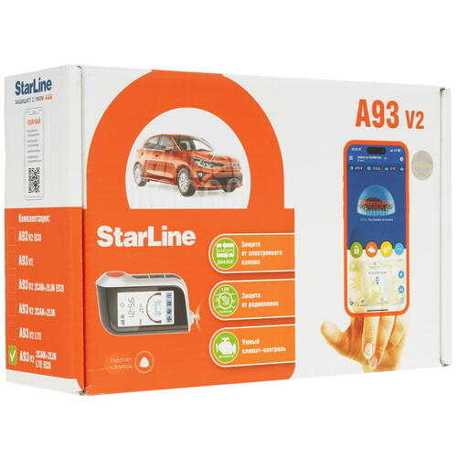 Купить Автосигнализация StarLine А93 V2 2CAN+2LIN LTE ECO  9093663. Характеристики, отзывы и цены в Донецке