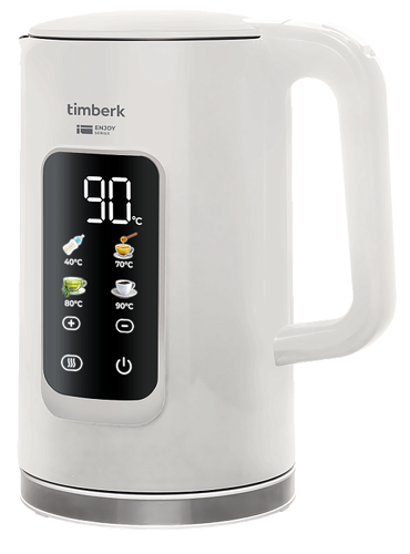 Купить Электрочайник Timberk T-EK21S05 белый  9203291. Характеристики, отзывы и цены в Донецке
