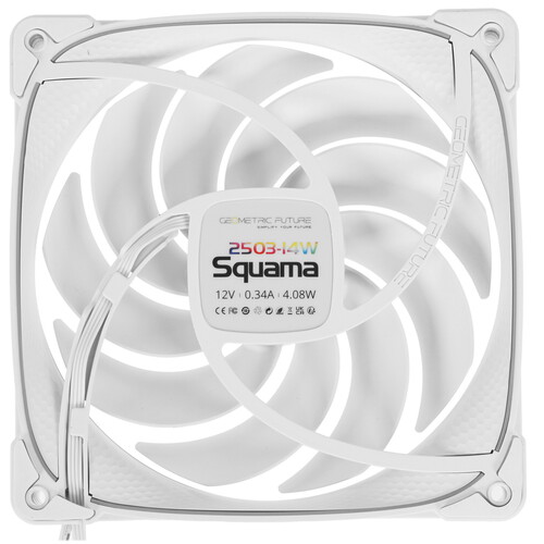 Купить Вентилятор Geometric Future Squama 2503W-14 [1F2503W114000] белый  9227134. Характеристики, отзывы и цены в Донецке