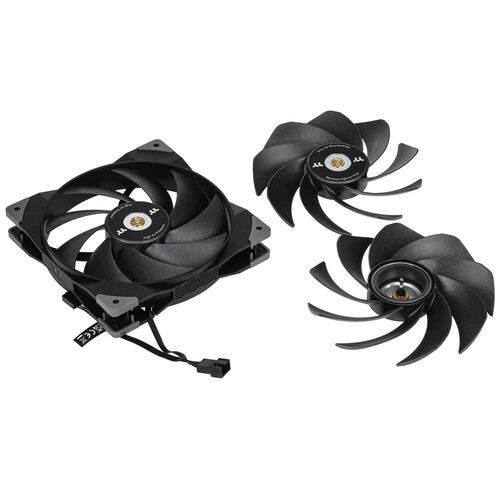 Купить Вентилятор Thermaltake SWAFAN GT14 [CL-F157-PL14BL-A]  5425829. Характеристики, отзывы и цены в Донецке