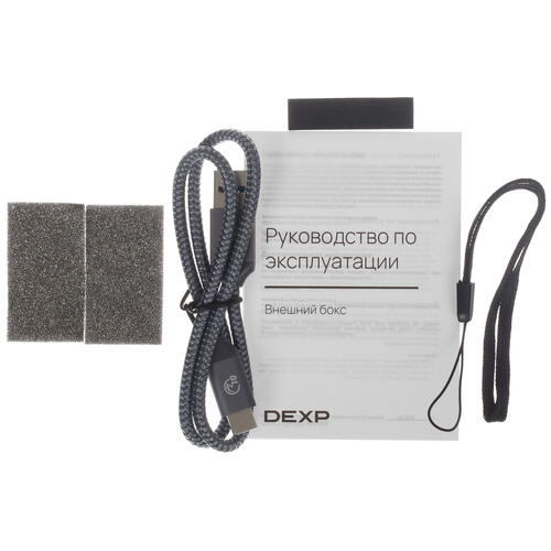 Купить 2.5" Внешний бокс DEXP M25C3-GR  5411436. Характеристики, отзывы и цены в Донецке