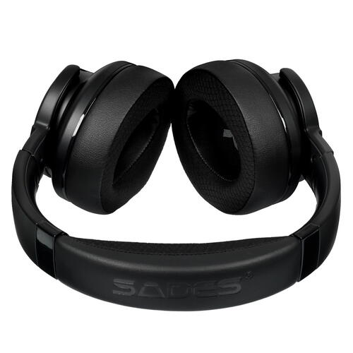 Купить Беспроводные/проводные наушники Sades SA-202 Runner черный  5405293. Характеристики, отзывы и цены в Донецке