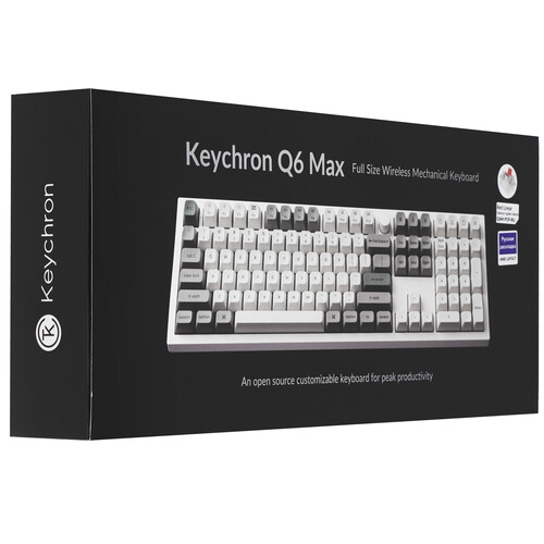Купить Клавиатура  проводная + беспроводная Keychron Q6 Max  9307546. Характеристики, отзывы и цены в Донецке