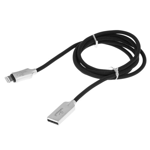 Купить Кабель круглый Cablexpert Lightning 8-pin MFI - USB 2.0 Type-A черный 1 м  5485453. Характеристики, отзывы и цены в Донецке