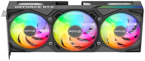 Купить Видеокарта KFA2 GeForce RTX 5070 ROCK(X) OC 3FAN RGB Black [57NON7MDBUEK]  5621523. Характеристики, отзывы и цены в Донецке