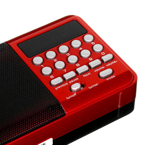 Купить Радиоприемник Perfeo PALM красный  5054845. Характеристики, отзывы и цены в Донецке
