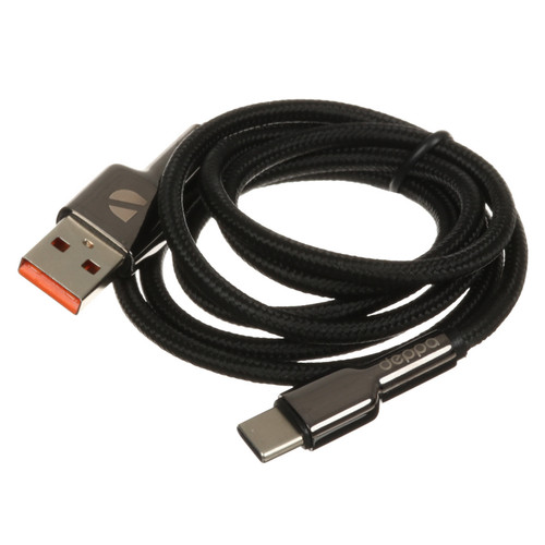 Купить Кабель DEPPA USB Type-C - USB Type-A черный  9113483. Характеристики, отзывы и цены в Донецке