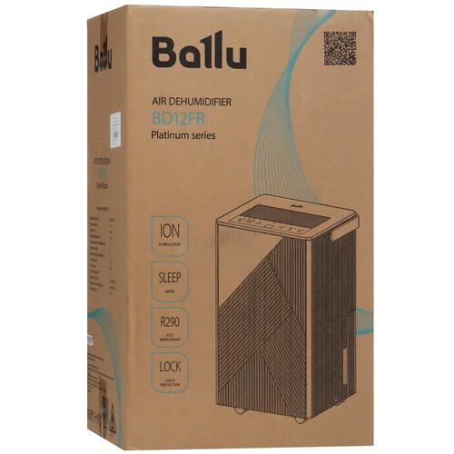 Купить Осушитель воздуха Ballu BD12FR белый  9070173. Характеристики, отзывы и цены в Донецке