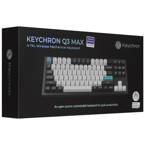 Купить Клавиатура  проводная + беспроводная Keychron Q3 Max  9310652. Характеристики, отзывы и цены в Донецке