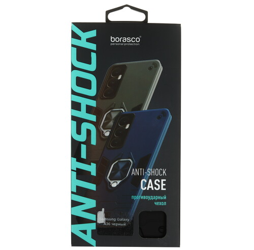 Купить Накладка  BoraSCO Anti-Shok Case для Samsung Galaxy A36 черный  5611672. Характеристики, отзывы и цены в Донецке
