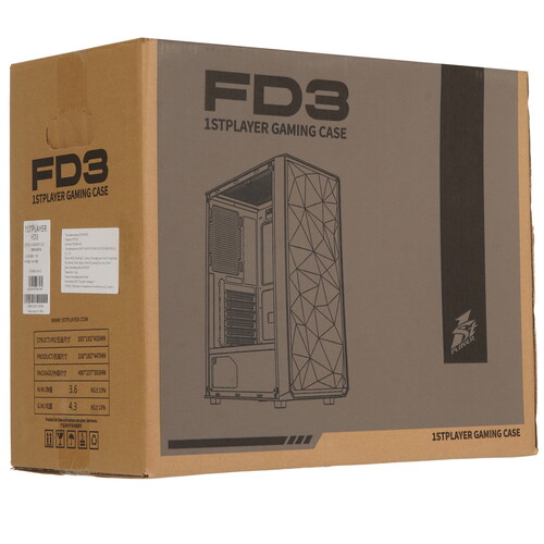 Купить Корпус 1STPLAYER FD3  5481831. Характеристики, отзывы и цены в Донецке