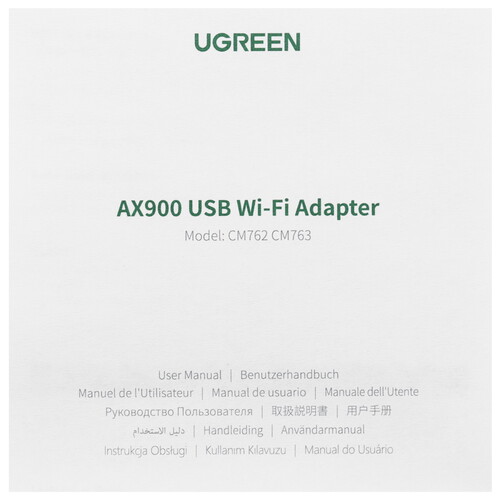 Купить Wi-Fi адаптер UGREEN CM762  5610727. Характеристики, отзывы и цены в Донецке