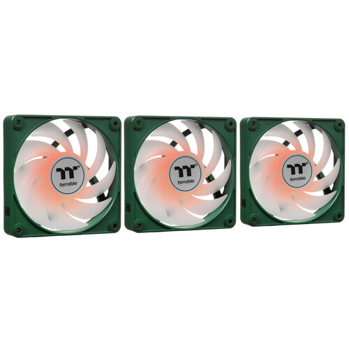 Купить Комплект вентиляторов Thermaltake CT120 EX ARGB Sync [CL-F220-PL12RG-A] зеленый  5608985. Характеристики, отзывы и цены в Донецке
