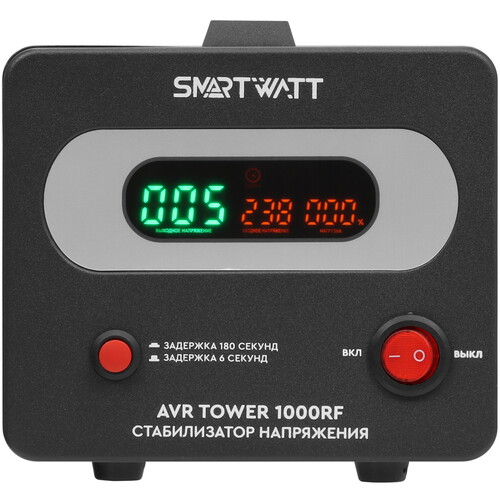 Купить Стабилизатор напряжения SMARTWATT AVR TOWER 1000RF  9098943. Характеристики, отзывы и цены в Донецке