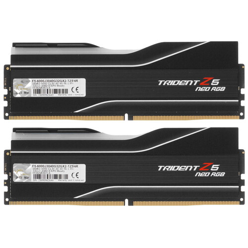 Купить Оперативная память G.Skill Trident Z5 Neo RGB [F5-6000J3040G32GX2-TZ5NR] 64 ГБ  5087155. Характеристики, отзывы и цены в Донецке