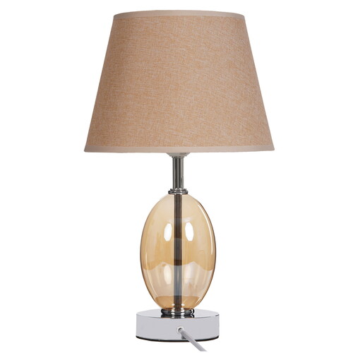 Купить Настольный светильник RISALUX Изольда бежевый  9176746. Характеристики, отзывы и цены в Донецке