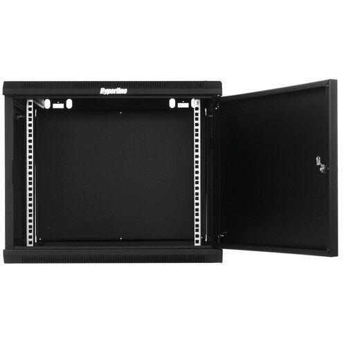 Купить Шкаф коммутационный Hyperline TWB-0966-SR-RAL9004  8193753. Характеристики, отзывы и цены в Донецке