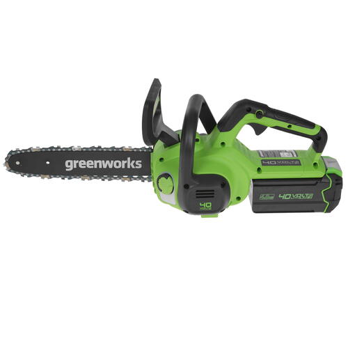 Купить Аккумуляторная цепная пила GreenWorks G40CS30IIK4  шина - 30 см (12")  5081490. Характеристики, отзывы и цены в Донецке