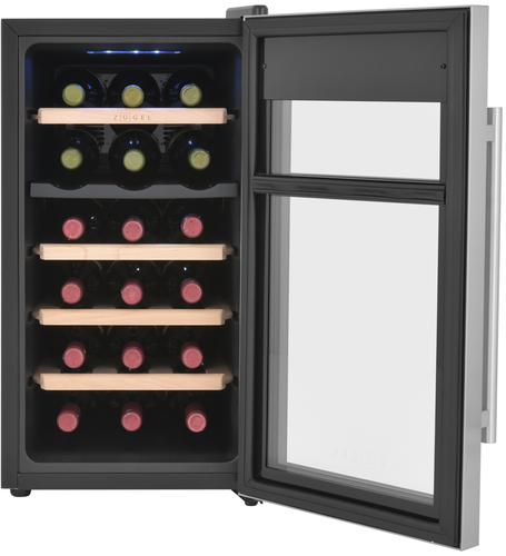 Купить Винный шкаф ZUGEL ZTWF182DX серый  9238034. Характеристики, отзывы и цены в Донецке