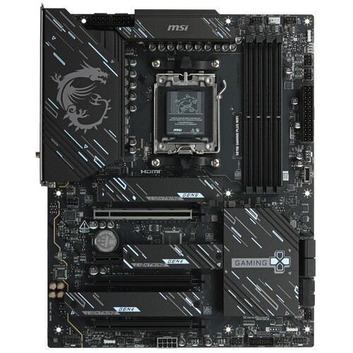 Купить Материнская плата MSI X870E GAMING PLUS WIFI  5630000. Характеристики, отзывы и цены в Донецке