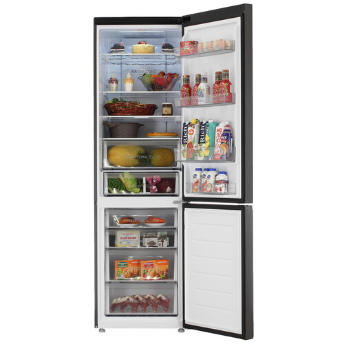 Купить Холодильник с морозильником   HAIER C4F640CGBGU1 черный  5628079. Характеристики, отзывы и цены в Донецке